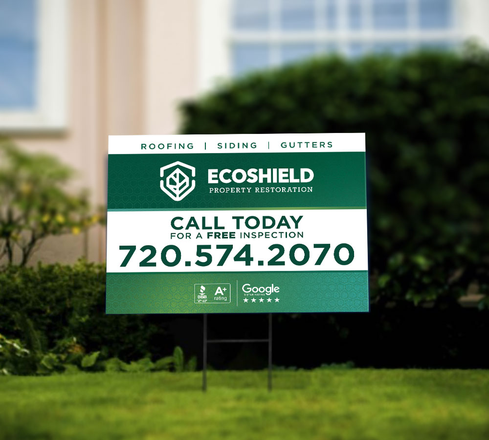 Contractor Yard Sign Design